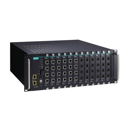Moxa Layer 3 Full Gigabit Mgd Eth. Swtch Slots, 4Port, Ics-G7850A-2Xg-Hv-Hv ICS-G7850A-2XG-HV-HV